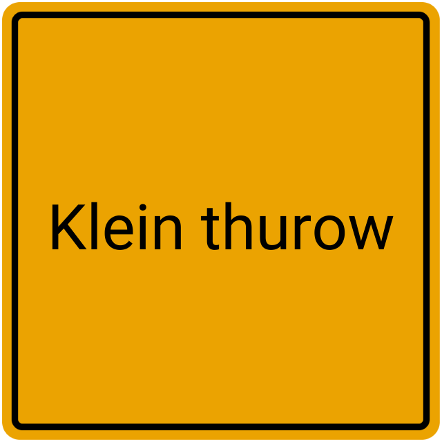 Meldebestätigung Klein Thurow